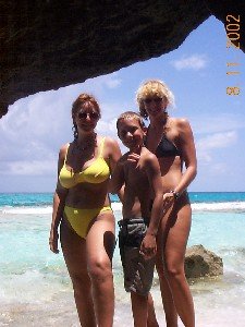 Missy TJ and Ang outside cave