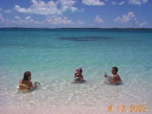 Kenn Missy and TJ snorkle